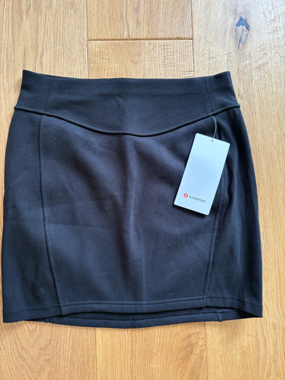 Scuba HR Mini Skirt in Black